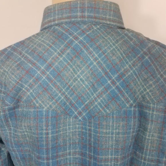 60's Vintage CHAMPION WESTERN Wool Cowboy Shirt - Picture 5 of 7